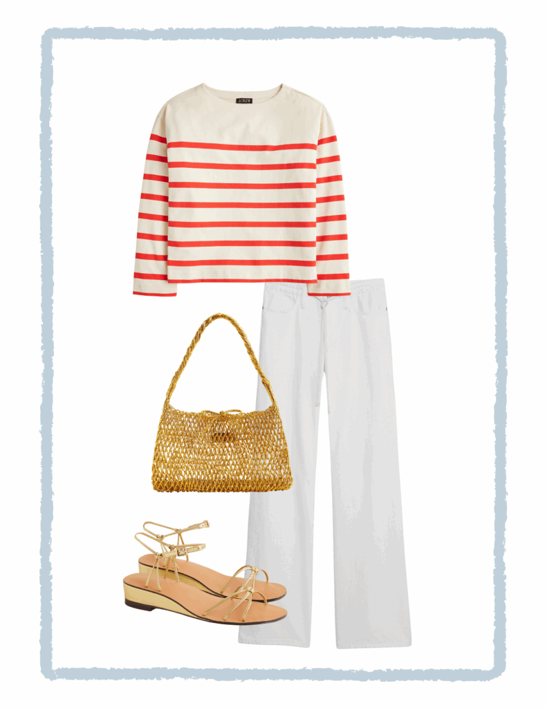 Desiree Leone of Beautifully Seaside shares how to wear the fisherman aesthetic this summer, including 5 head-to-toe looks.