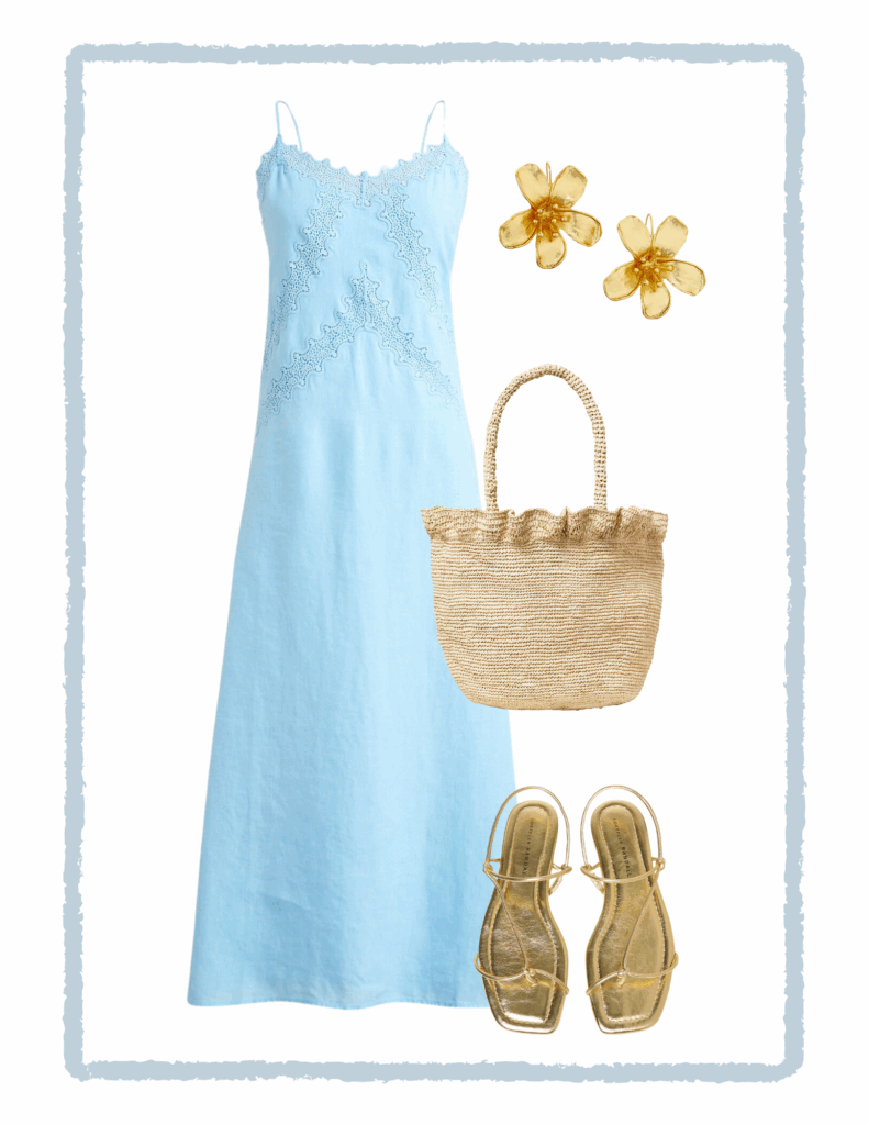 The One Dress I’m Styling Three Ways (Because It Deserves a Moment) by Desiree Leone of Beautifully Seaside online coastal magazine.