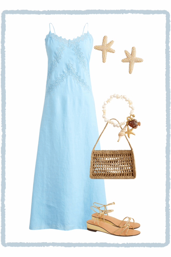 The One Dress I’m Styling Three Ways (Because It Deserves a Moment) by Desiree Leone of Beautifully Seaside online coastal magazine.