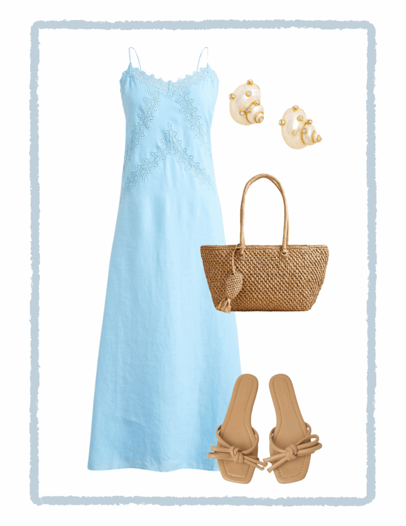 The One Dress I’m Styling Three Ways (Because It Deserves a Moment) by Desiree Leone of Beautifully Seaside online coastal magazine.