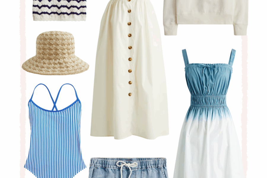 Desiree Leone of Beautifully Seaside shares, 9 J.Crew Factory finds that feel like summer on Nantucket.