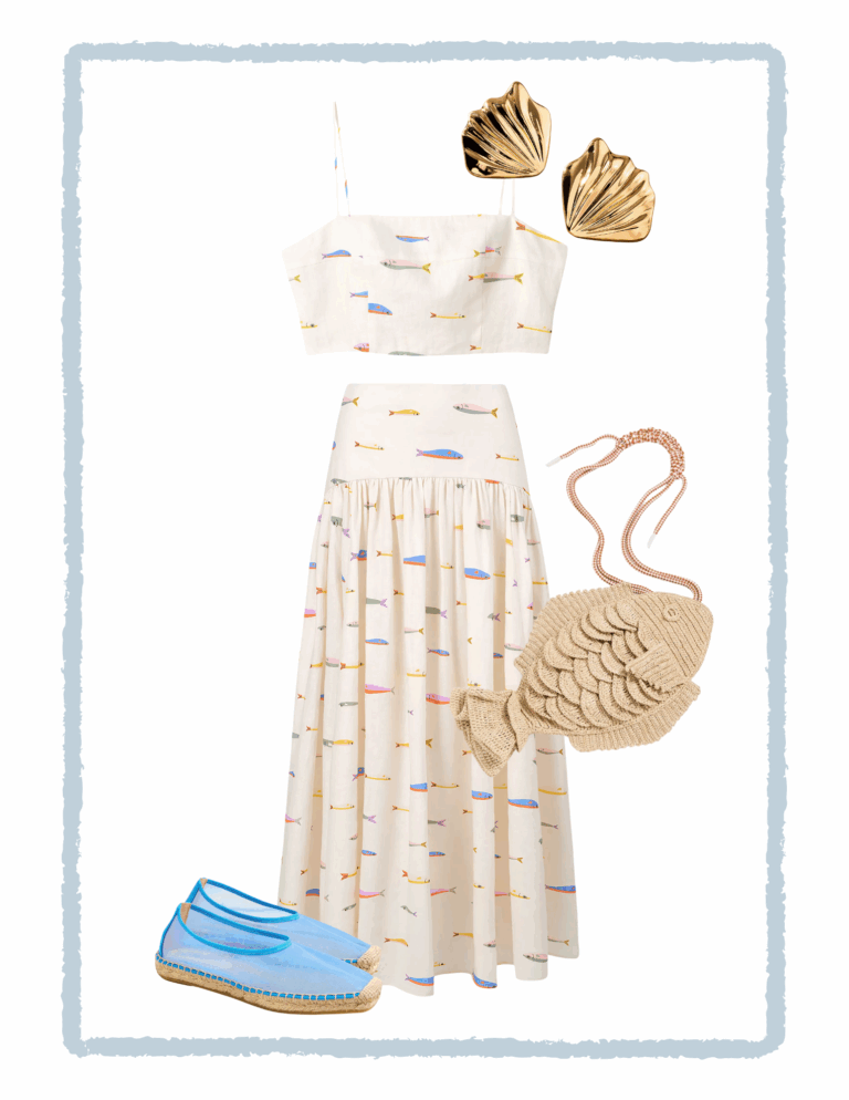 Desiree Leone of Beautifully Seaside shares how to wear the fisherman aesthetic this summer, including 5 head-to-toe looks.