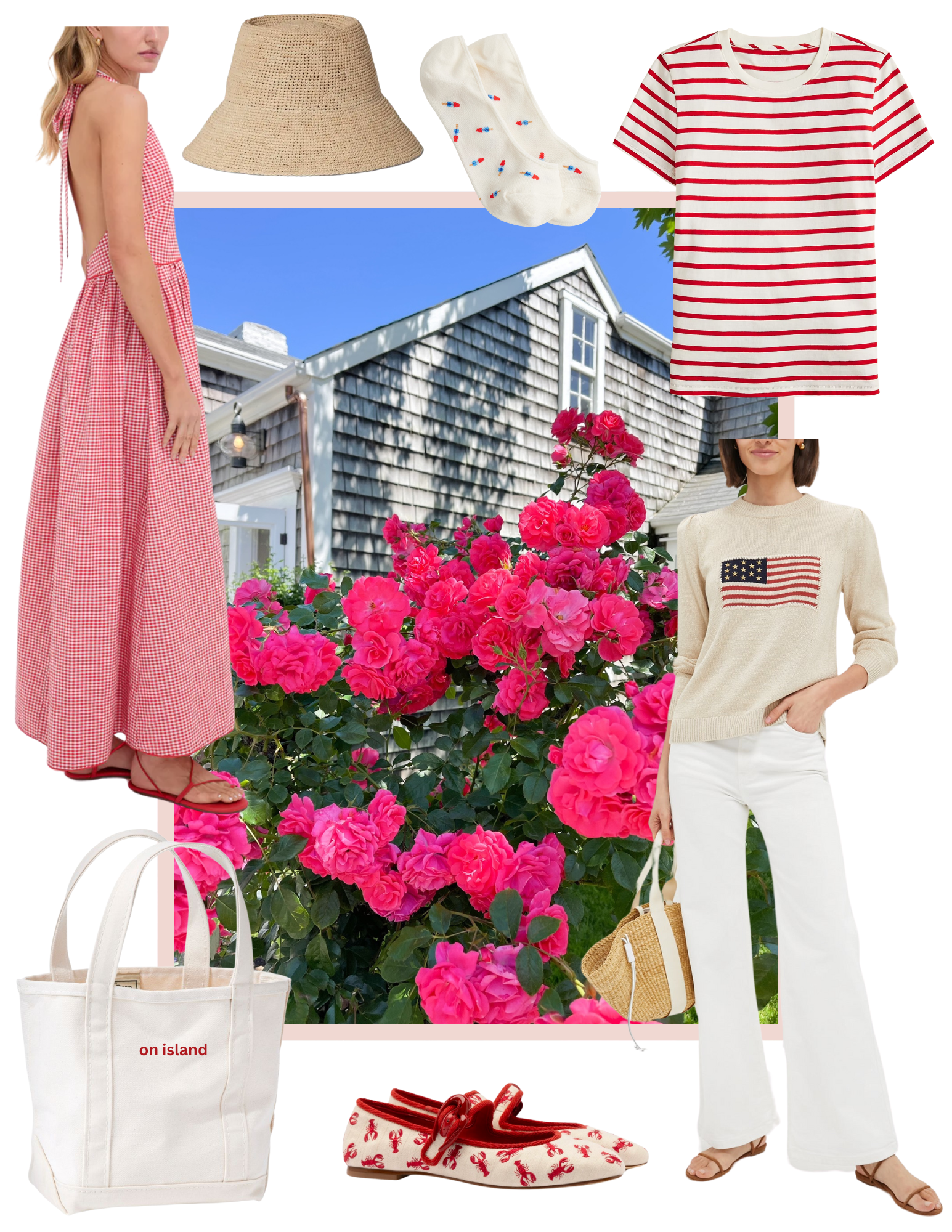 How to Add a Touch of Americana to Your Summer Wardrobe (Nancy Meyers Style), sharing my favorite Nancy Meyers-inspired summer favorites.