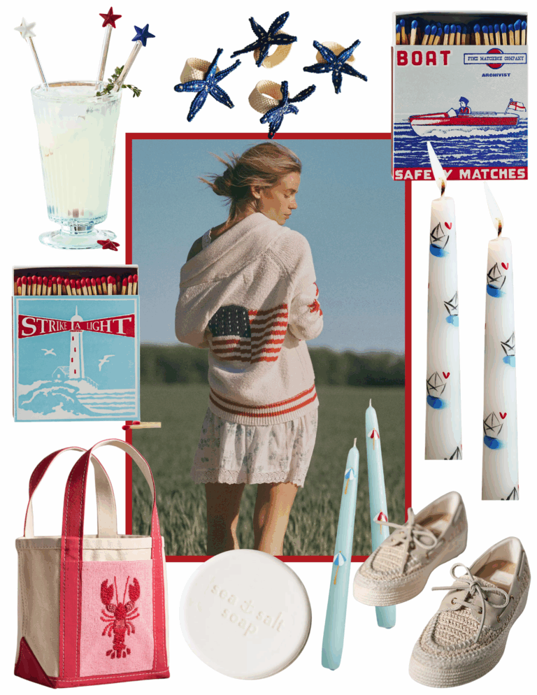 How to Make Your Fourth of July Feel Like a Page Out of Martha Stewart Living—featuring all the coastal-inspired touches you’ll love.