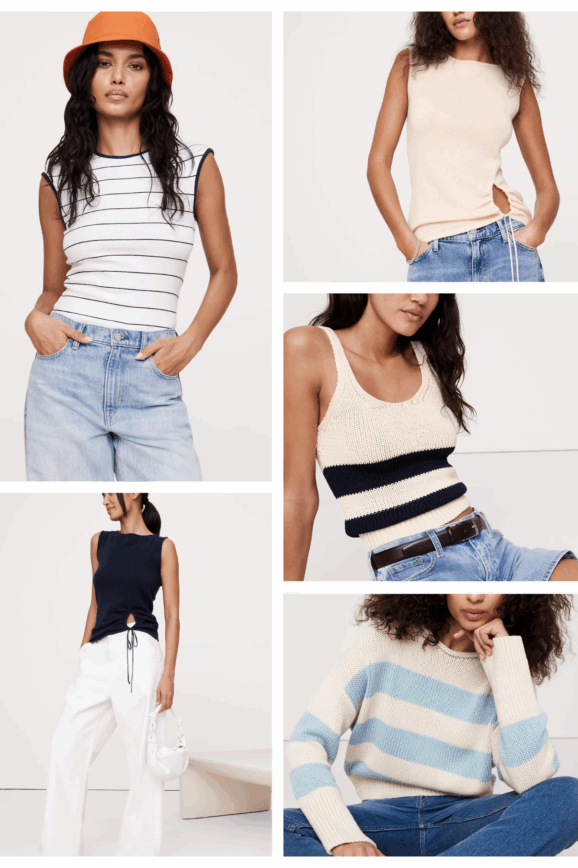 Tops That’ll Make You Look Like You Summer on Nantucket (Even If You Don’t). These chic summer tops will help you get the coastal look.