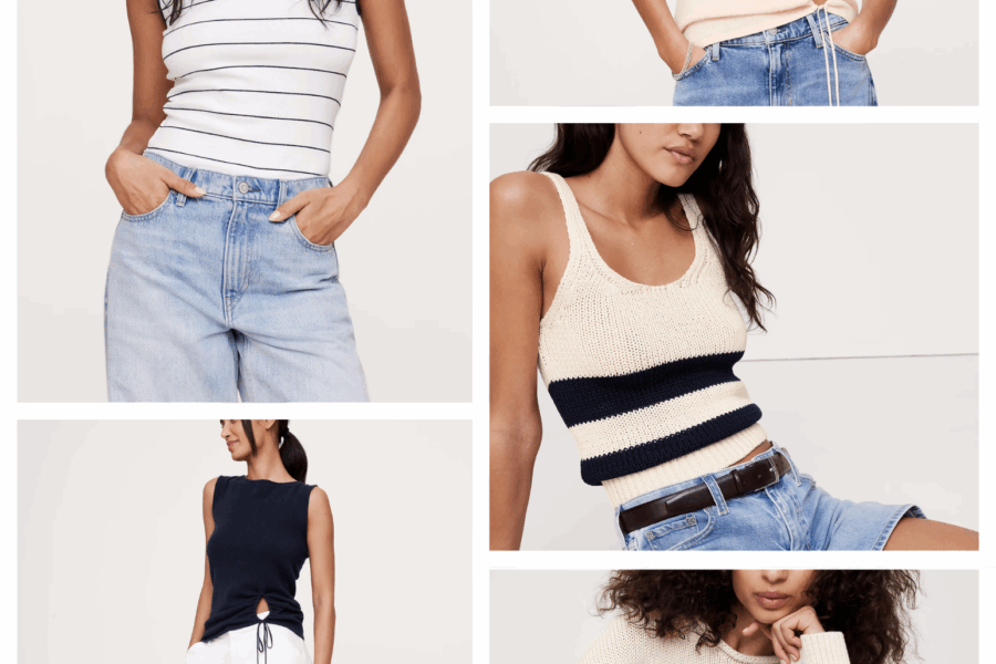 Tops That’ll Make You Look Like You Summer on Nantucket (Even If You Don’t). These chic summer tops will help you get the coastal look.