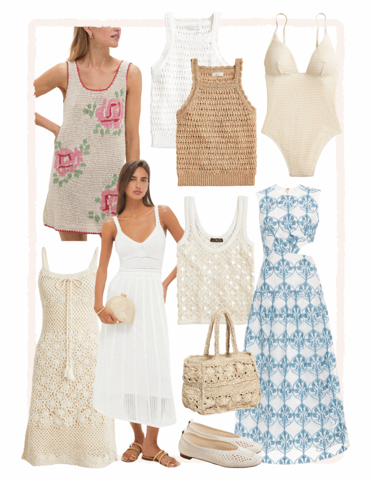 If You’re Not Wearing Crochet Yet This Summer—Start Here — These soft, textured pieces give your wardrobe that breezy, coastal feel.