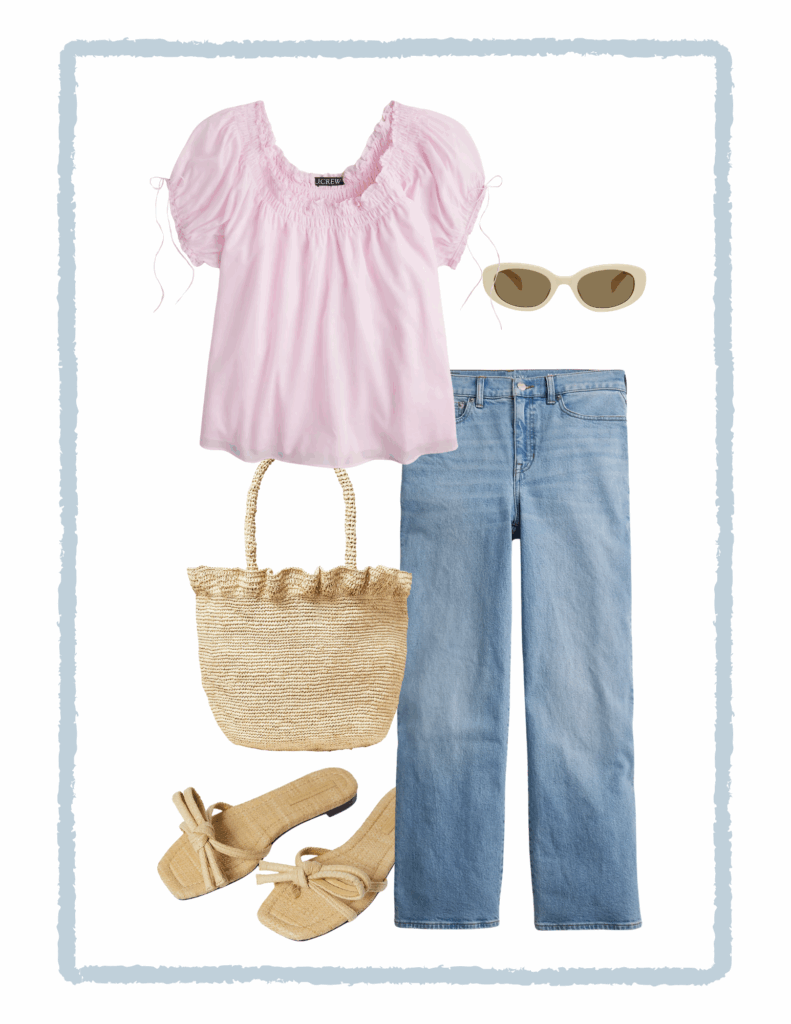 The Wide Leg Jeans I Keep Styling on Repeat This Summer—You'll Love Them Too! They're the jeans I packed for Nantucket.