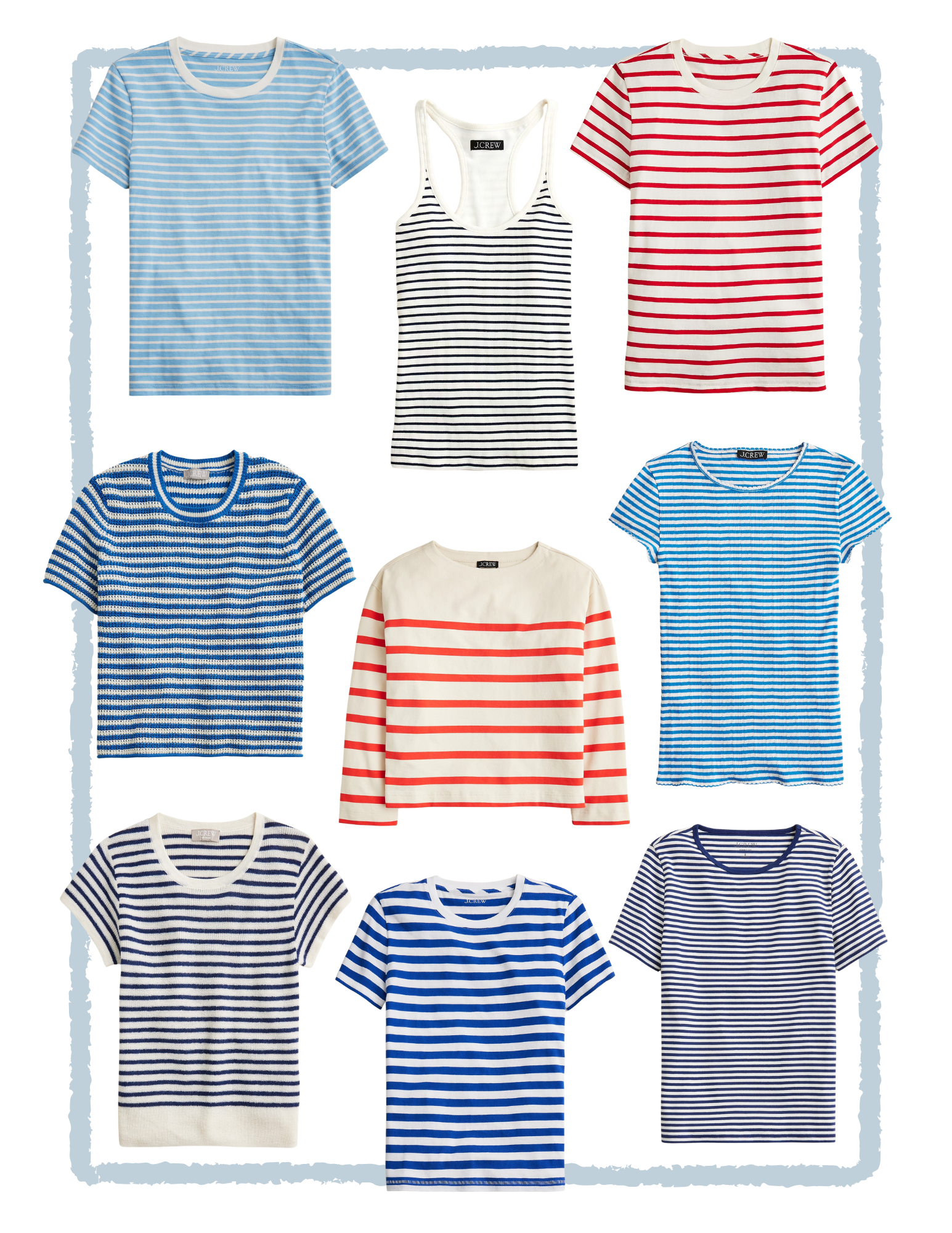 These Classic Striped Tees Are Giving Summer on Nantucket Vibes. The timeless nautical staple that makes every outfit feel fresh and coastal.