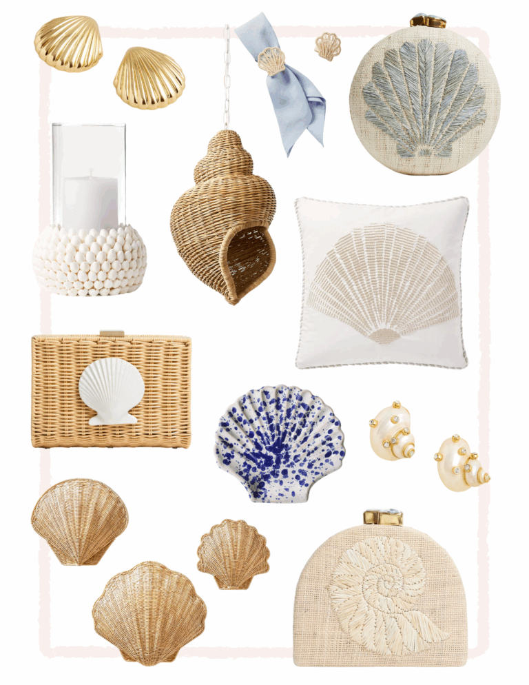 If You Love Collecting Shells—You’ll Love These Chic Finds. Shop my favorite shell-inspired coastal home decor and summer accessories.