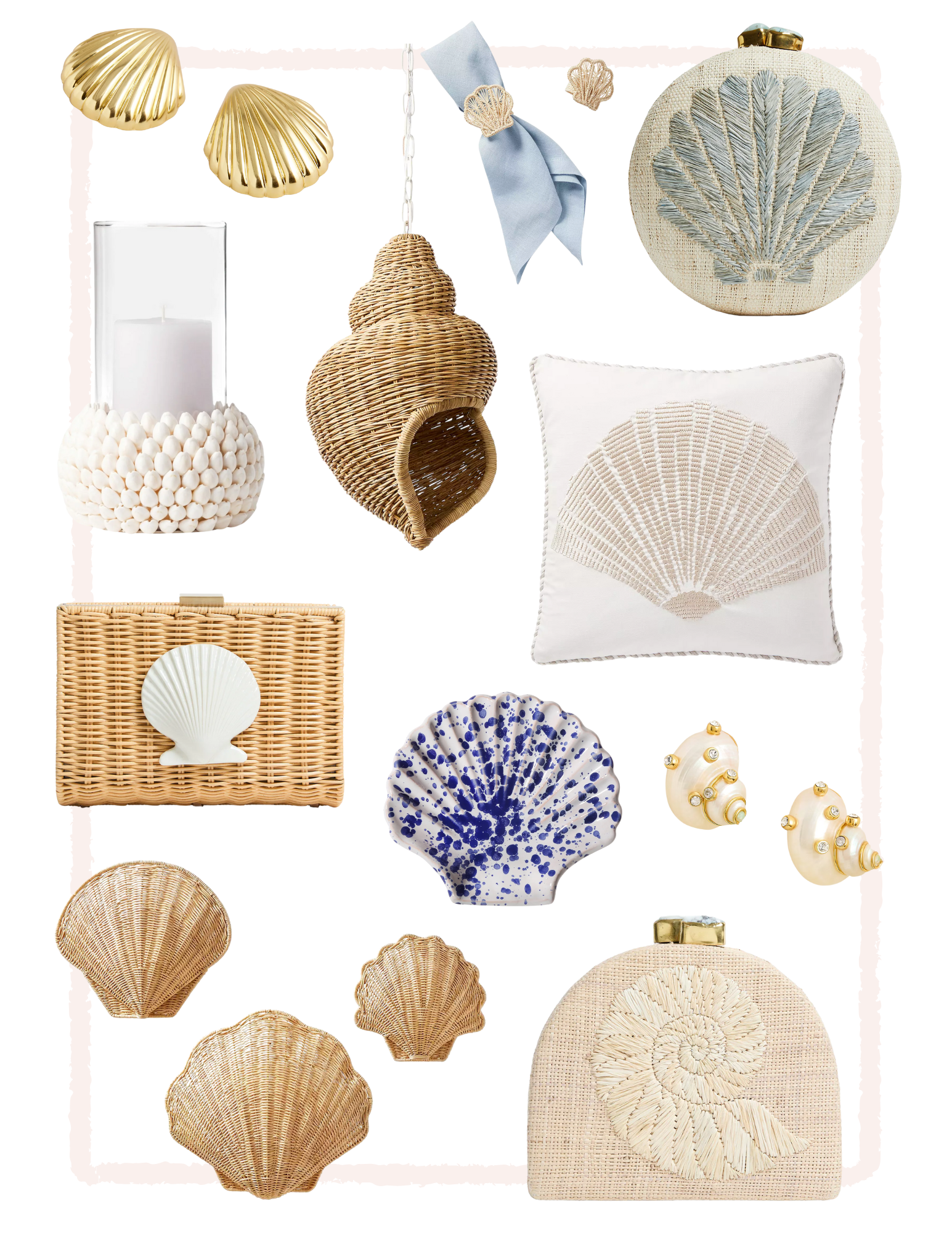 If You Love Collecting Shells—You’ll Love These Chic Finds. Shop my favorite shell-inspired coastal home decor and summer accessories.