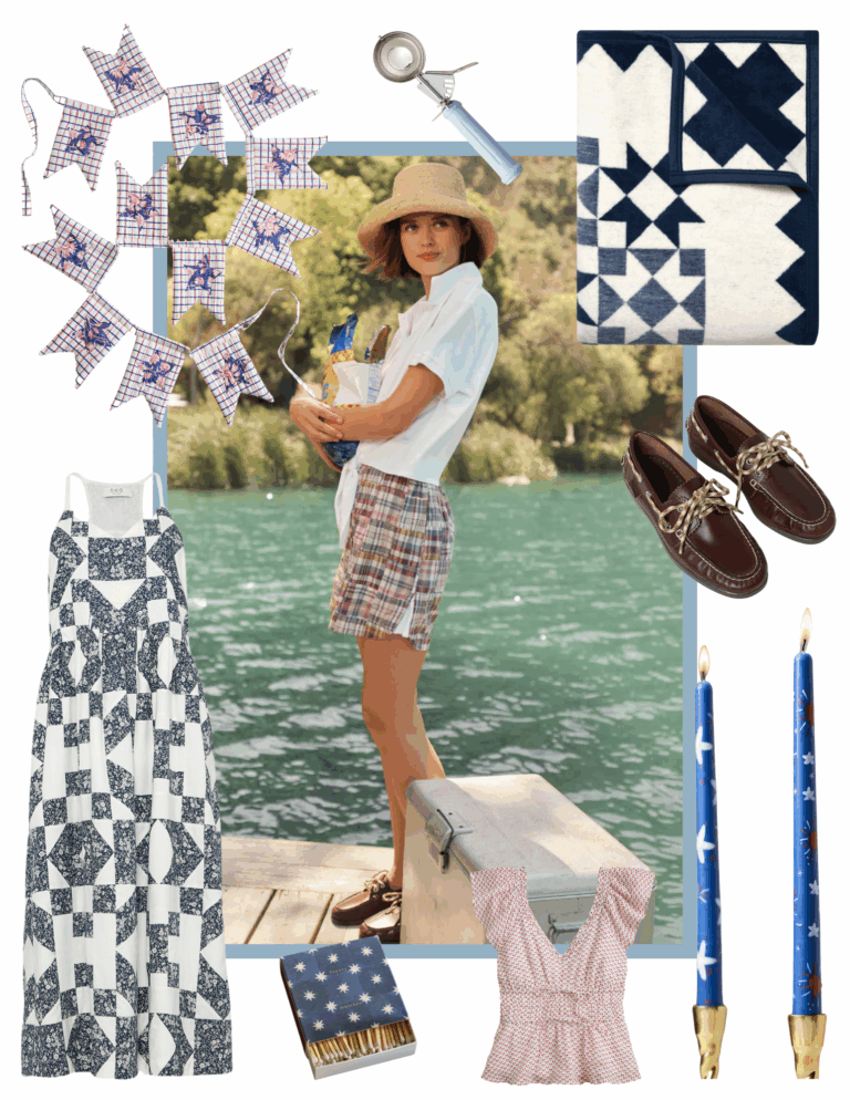 The summer finds that bring back sweet memories — from madras prints to blue and white quilts to boat shoes and more.