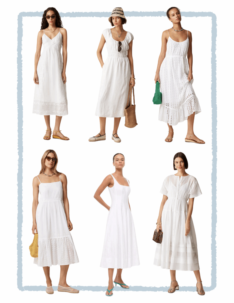 The Little White Dresses I Always Reach for in Summer — effortless, timeless styles that work for every warm-weather occasion. 