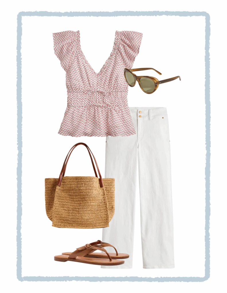 The Wide Leg Jeans I Keep Styling on Repeat This Summer—You'll Love Them Too! They're the jeans I packed for Nantucket.