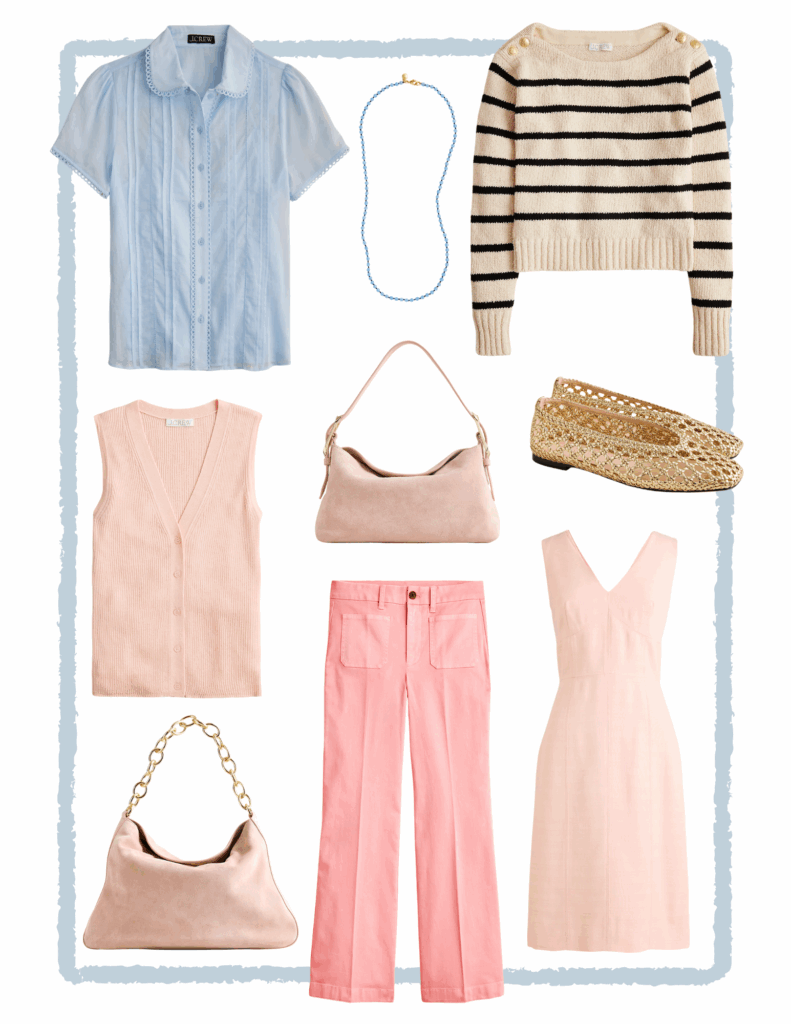 This new J.Crew drop is making us want to squeeze out every last bit of summer–from beautiful shade of pink to the best accessories. 