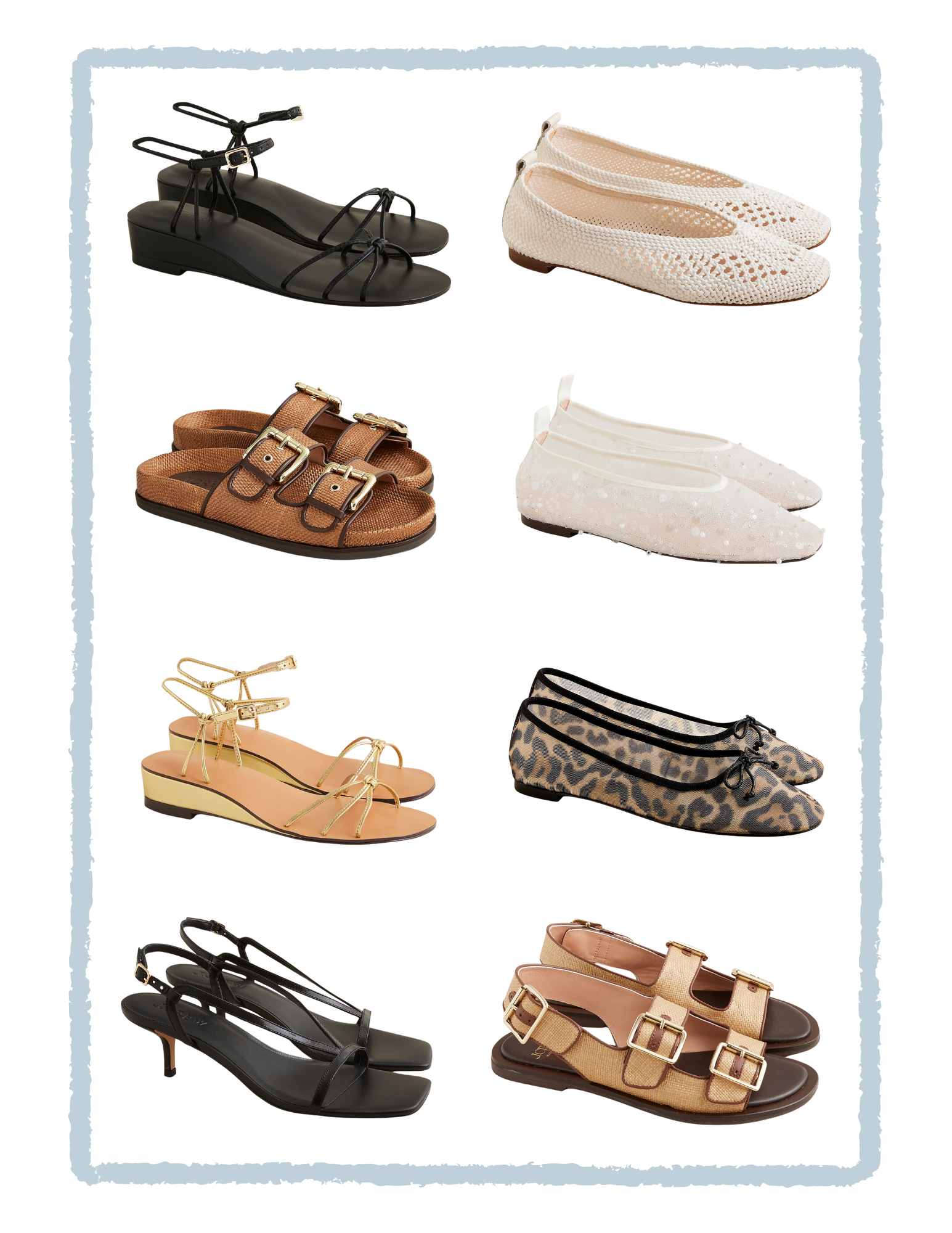 These J.Crew Shoes Are So Chic—And They’re All on Sale, from sandals, to mesh ballet flats. These shoes are the cutest!