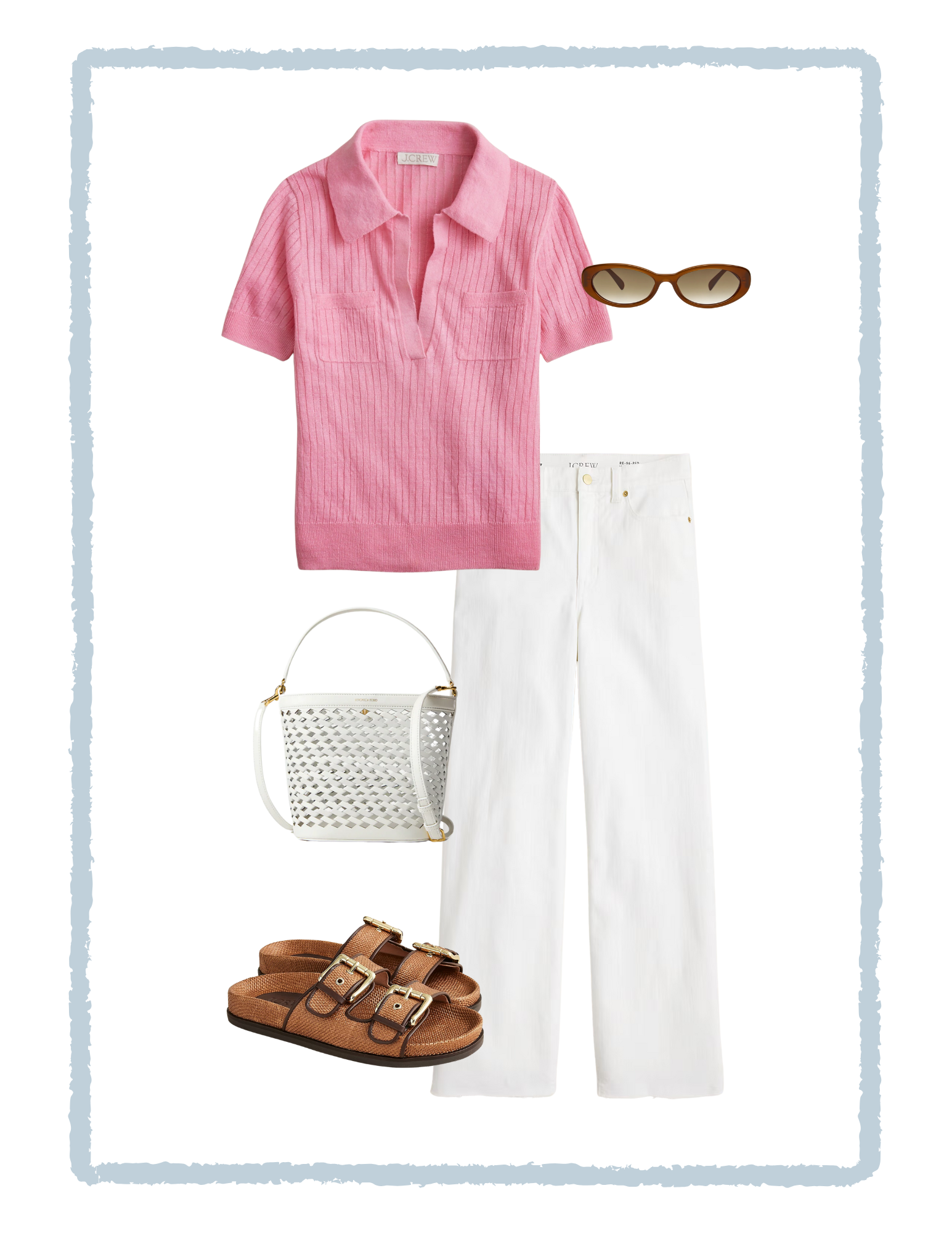 Easy Summer Looks Built Around One Perfect Pair of Jeans, icluding three cute ways to style them this summer.