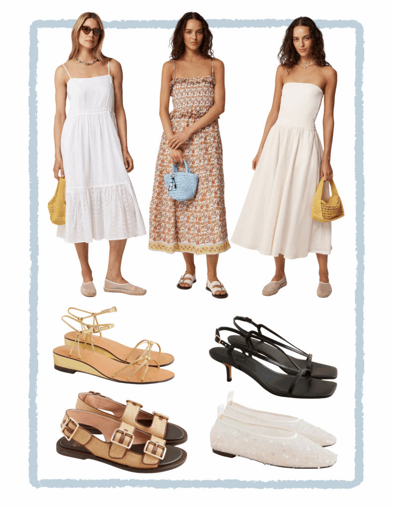 The Late Summer Edit: 7 Chic Pieces I’m Loving Right Now (and They’re All on Sale), including dresses and the cutest shoes.