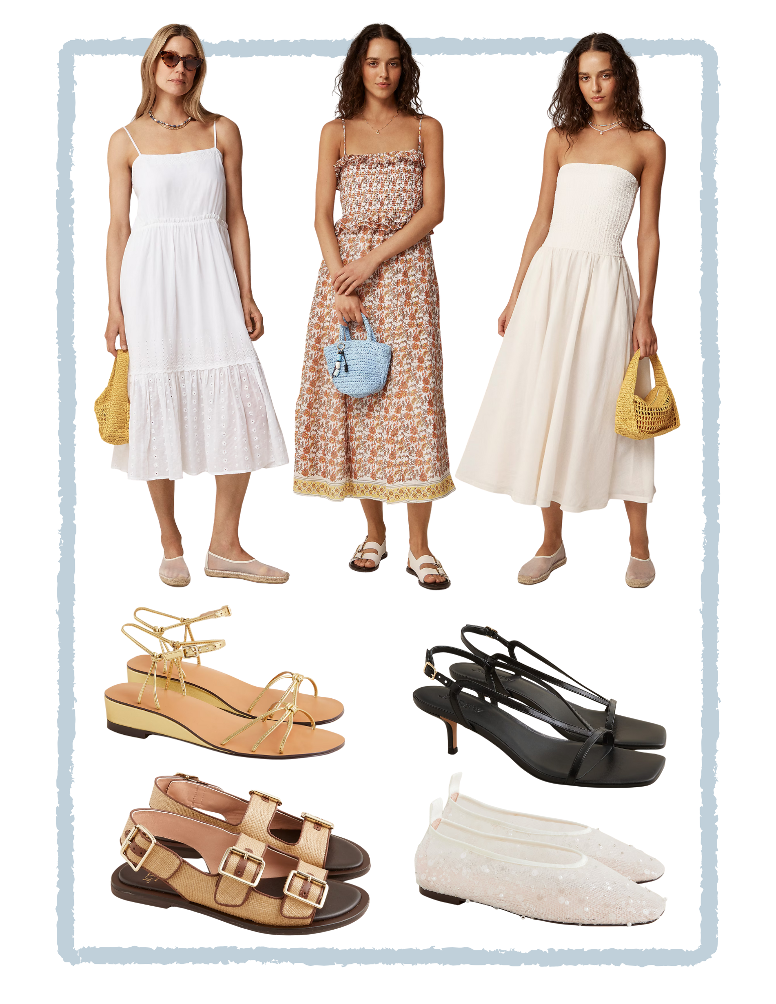 The Late Summer Edit: 7 Chic Pieces I’m Loving Right Now (and They’re All on Sale), including dresses and the cutest shoes.