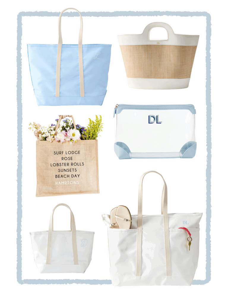 Your Guide to the Chicest Monogrammed Bags for Summer