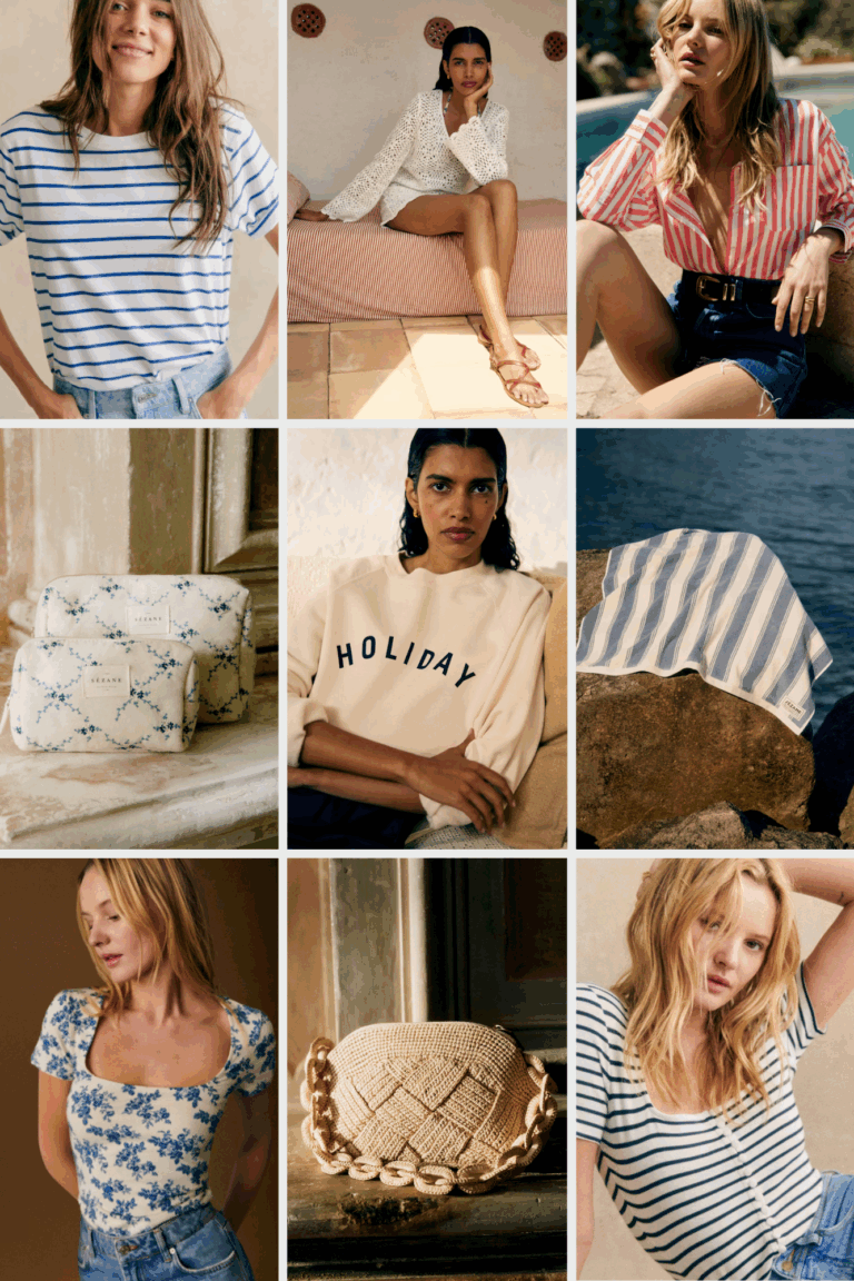 I found the prettiest coastal staples in Sezane’s summer collection that are perfect for a seaside getaway this summer.