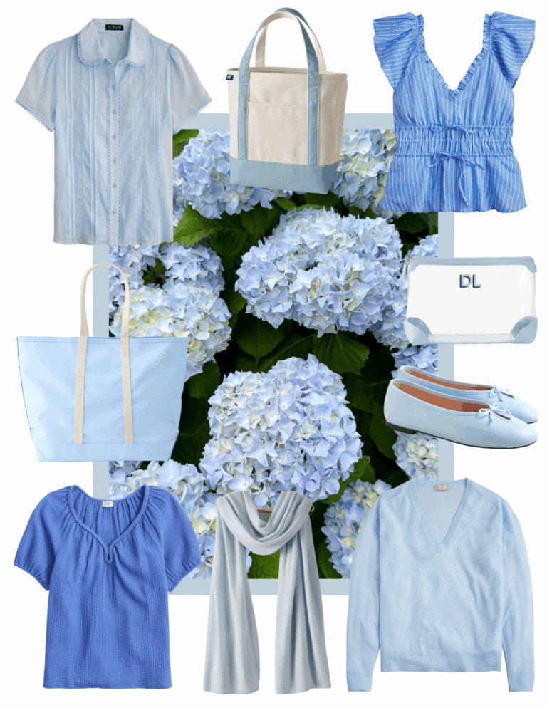 Hydrangea Blues: A Color Story for Every Coastal Girl at Heart. Shop the prettiest new arrivals in these lovely Nantucket shades of blue.