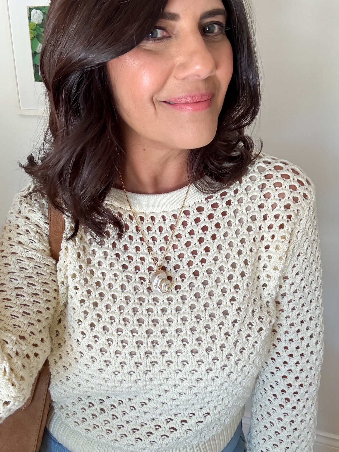 My current fall mood (and the pieces I’m loving right now), including the prettiest pointelle sweater, jeans, and woven ballet flats.