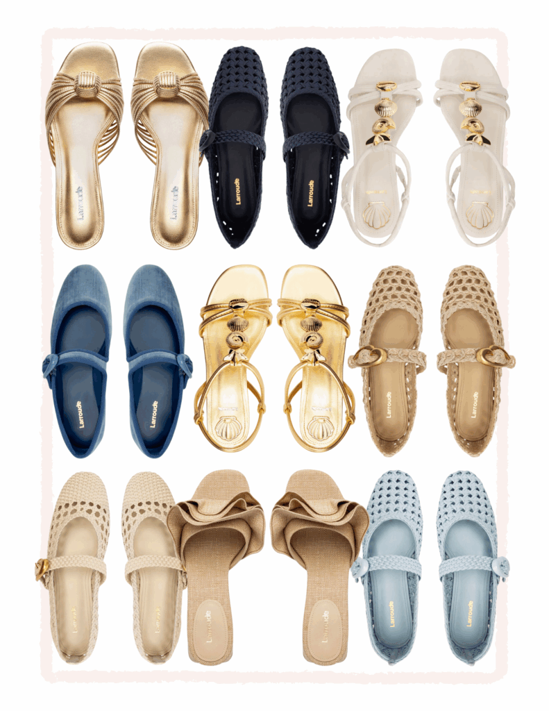 The Chicest Larroudé Styles Are 30% Off Right Now– from the cutest sandals to the prettiest macramé ballet flats in lots of colors. 