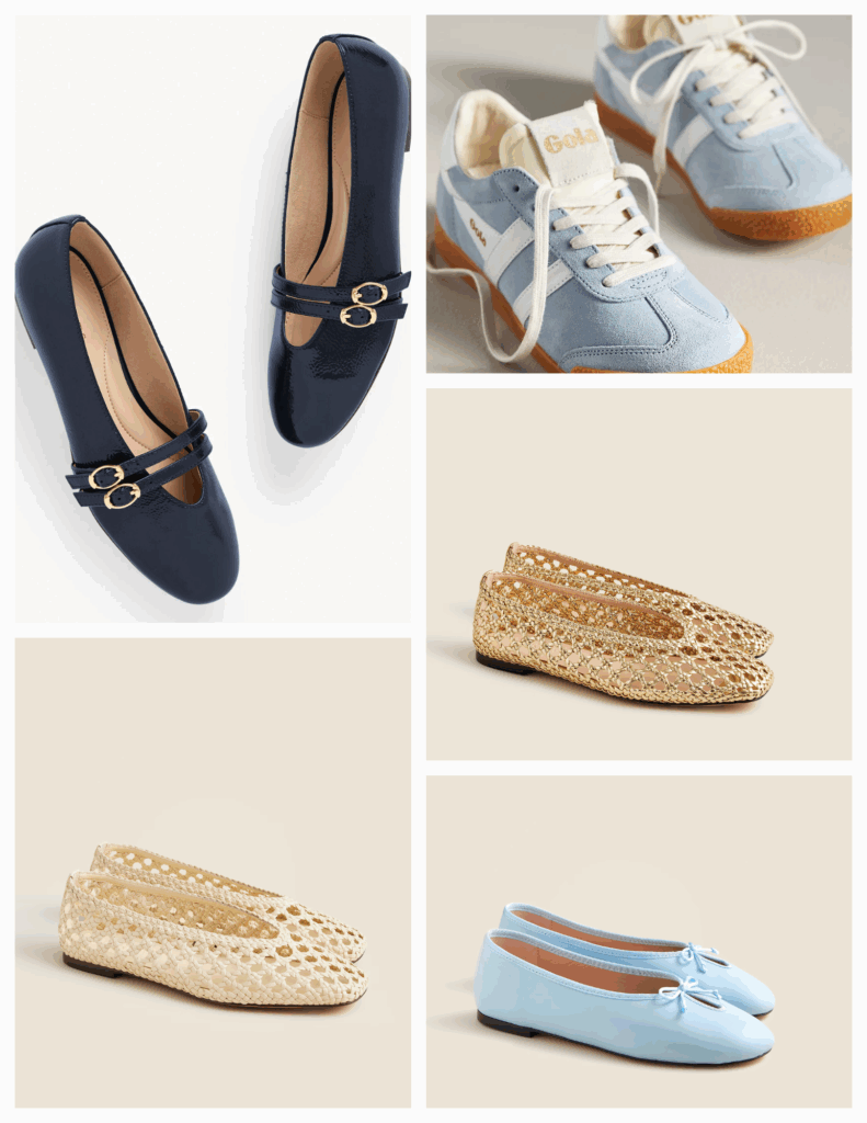 The Late Summer Shoes Everyone's Obsessed With Right Now, from woven ballet flats in many colors to fun sneakers.