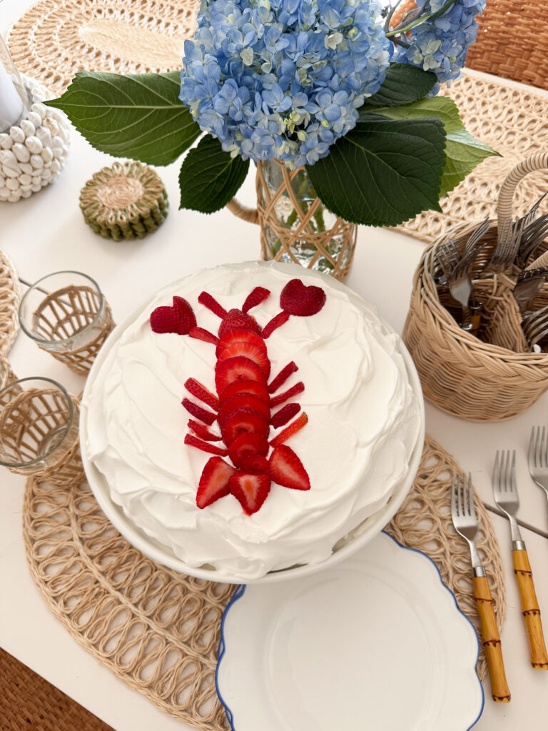 The Coastal Dessert: My Strawberry Lobster Cake