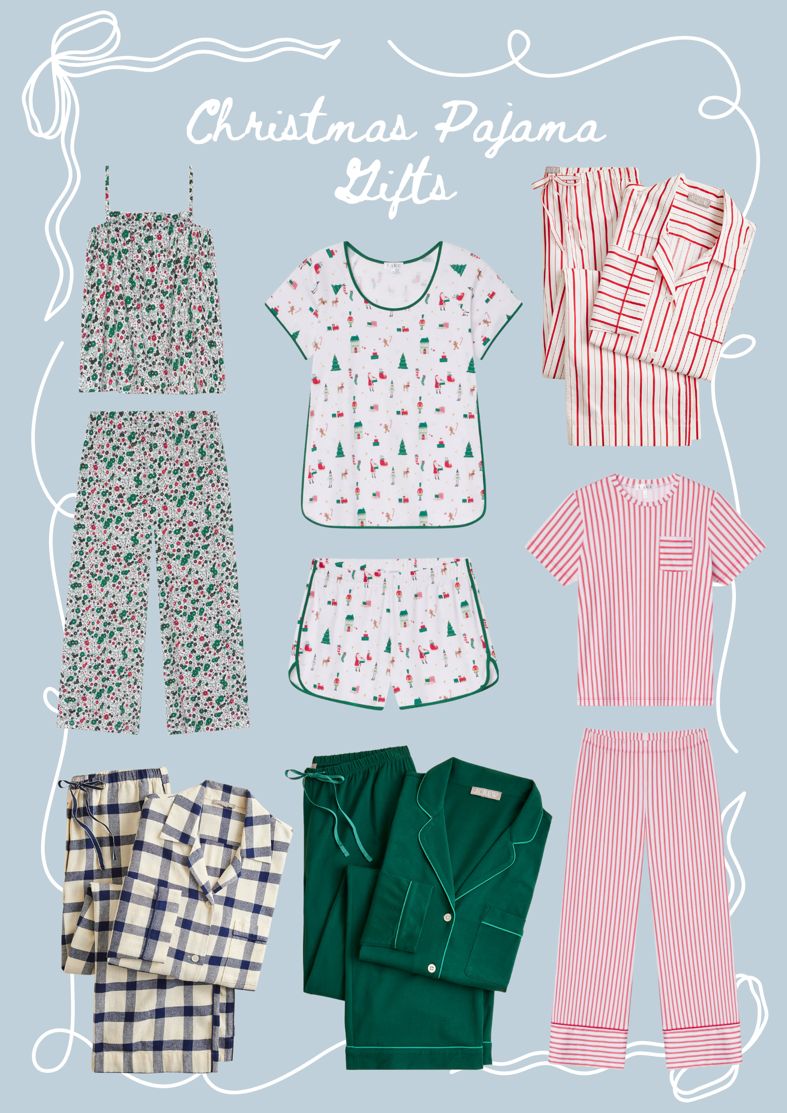 The cutest Christmas pajamas to wear all season — from cozy movie nights to Christmas morning. These festive styles make the sweetest gifts.