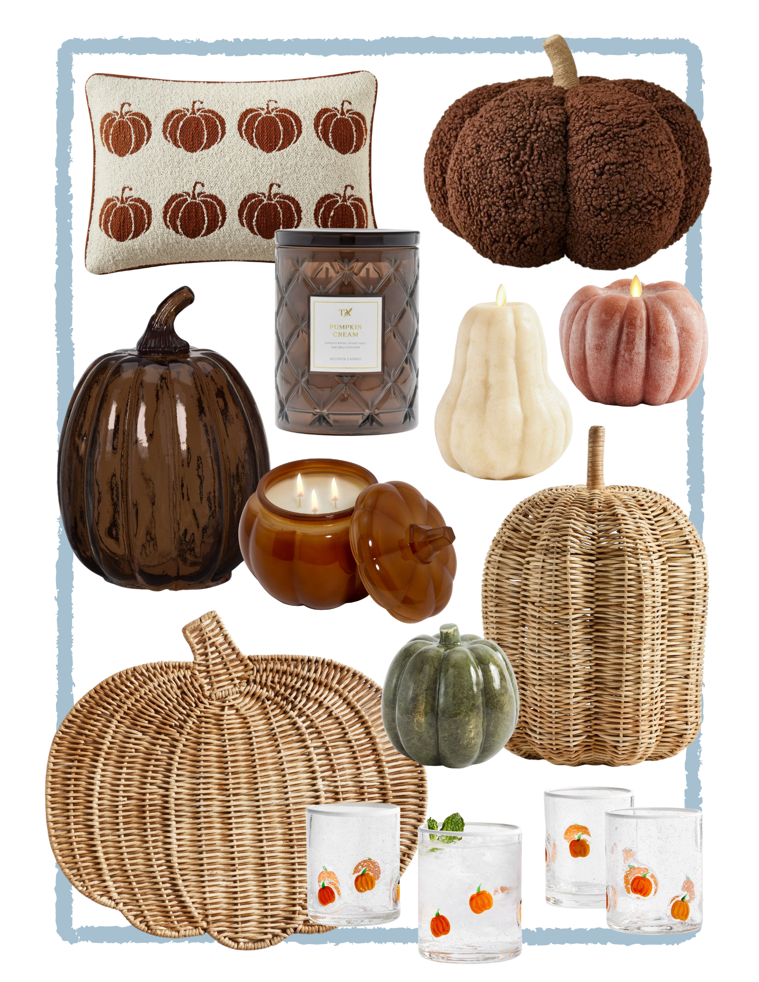 How to set a cozy fall mood at home, featuring my favorite pumpkin decor and scented candles to use this year.