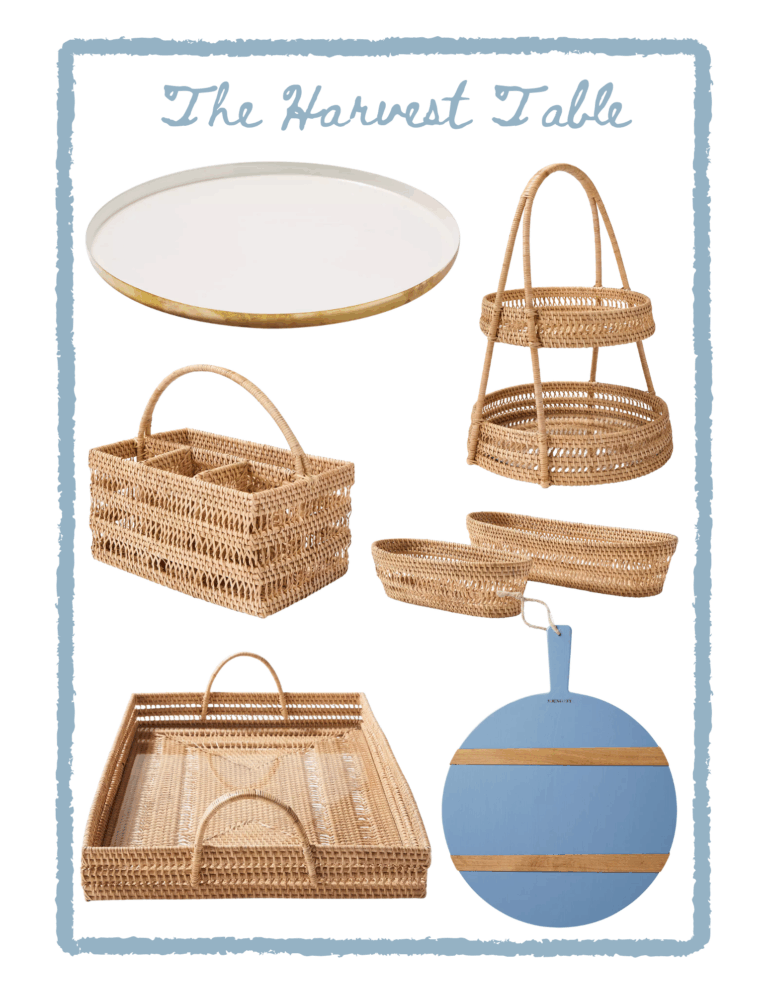 Beautiful Finds to Set a Cozy-Coastal Holiday Table