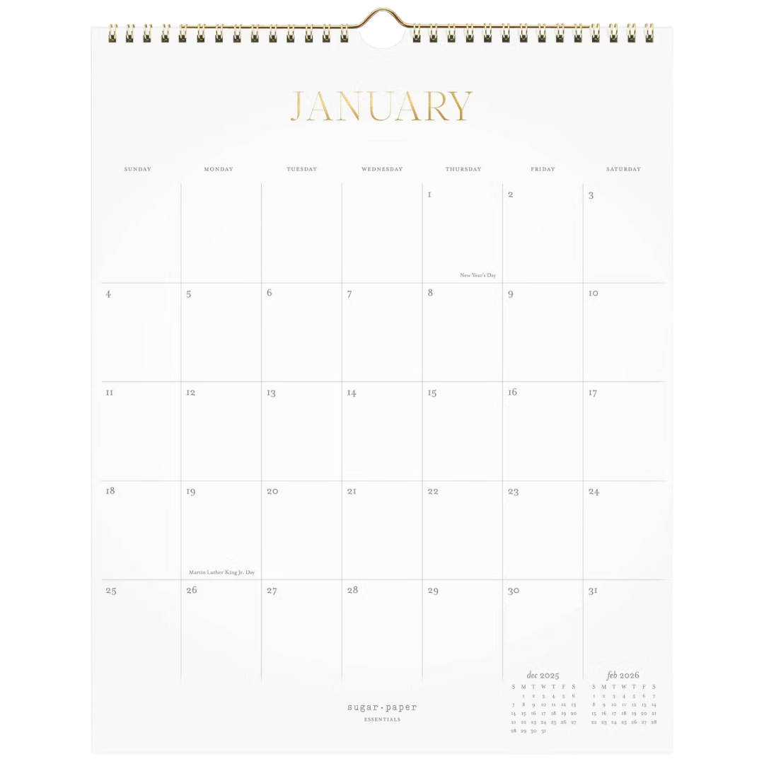 Target Calendars 2026 calendar target - Beautifully Seaside