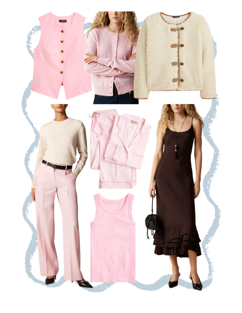 The J.Crew New Arrivals That Instantly Caught My Eye, including a new vest adn matching pants I added to my cart.