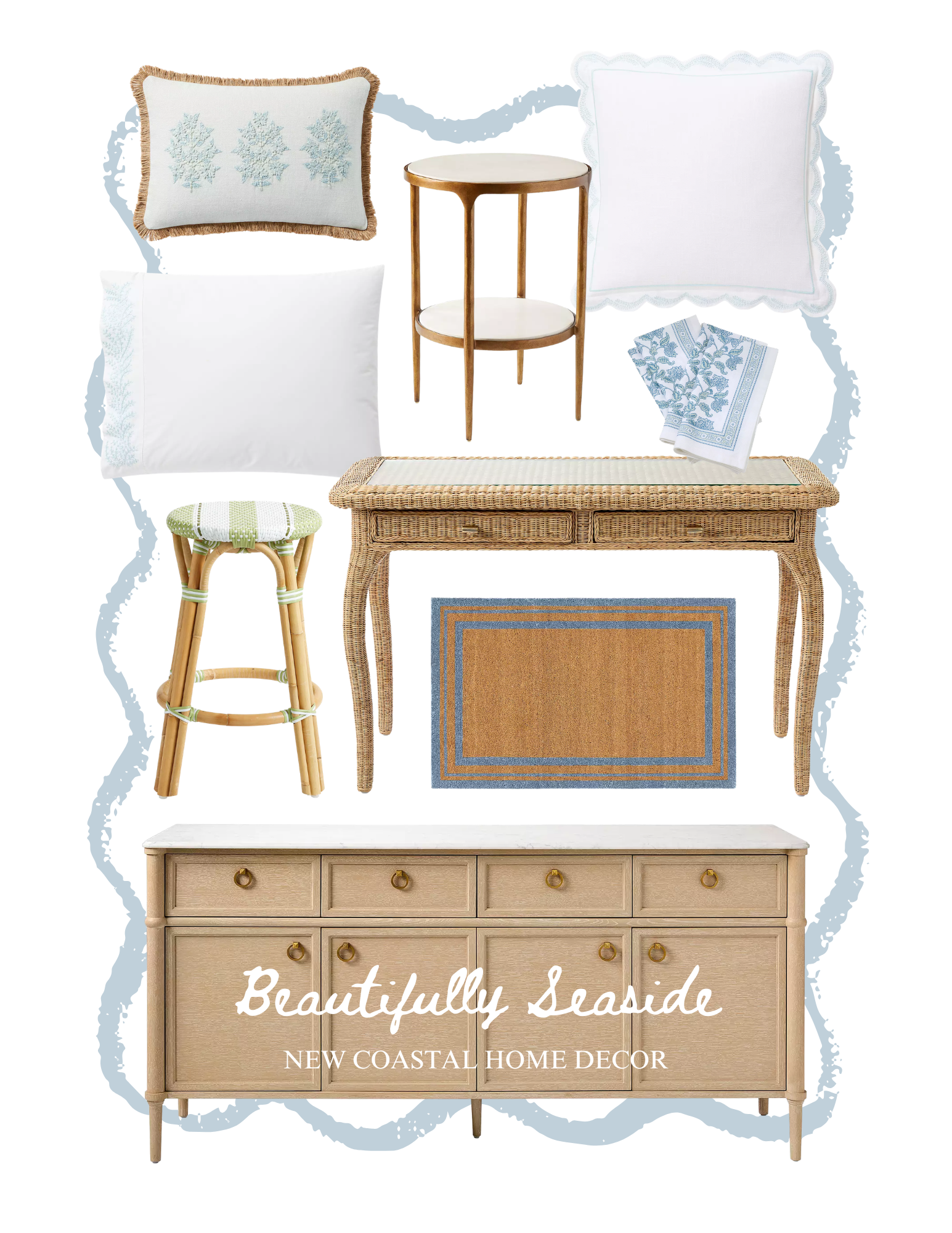 These New Serena & Lily Arrivals Are Coastal Perfection and perfect additions for a home that's welcoming and cozy.