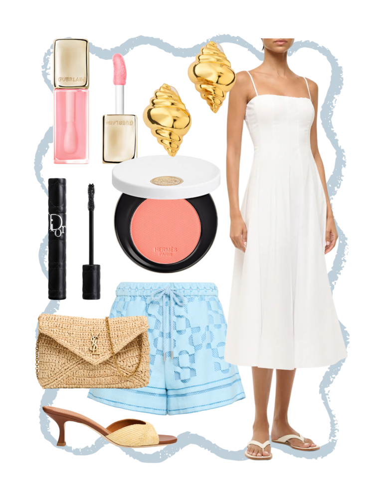 Warm Weather Finds at Neiman Marcus, including the prettiest dress, kitten heels, best beauty finds, and more.