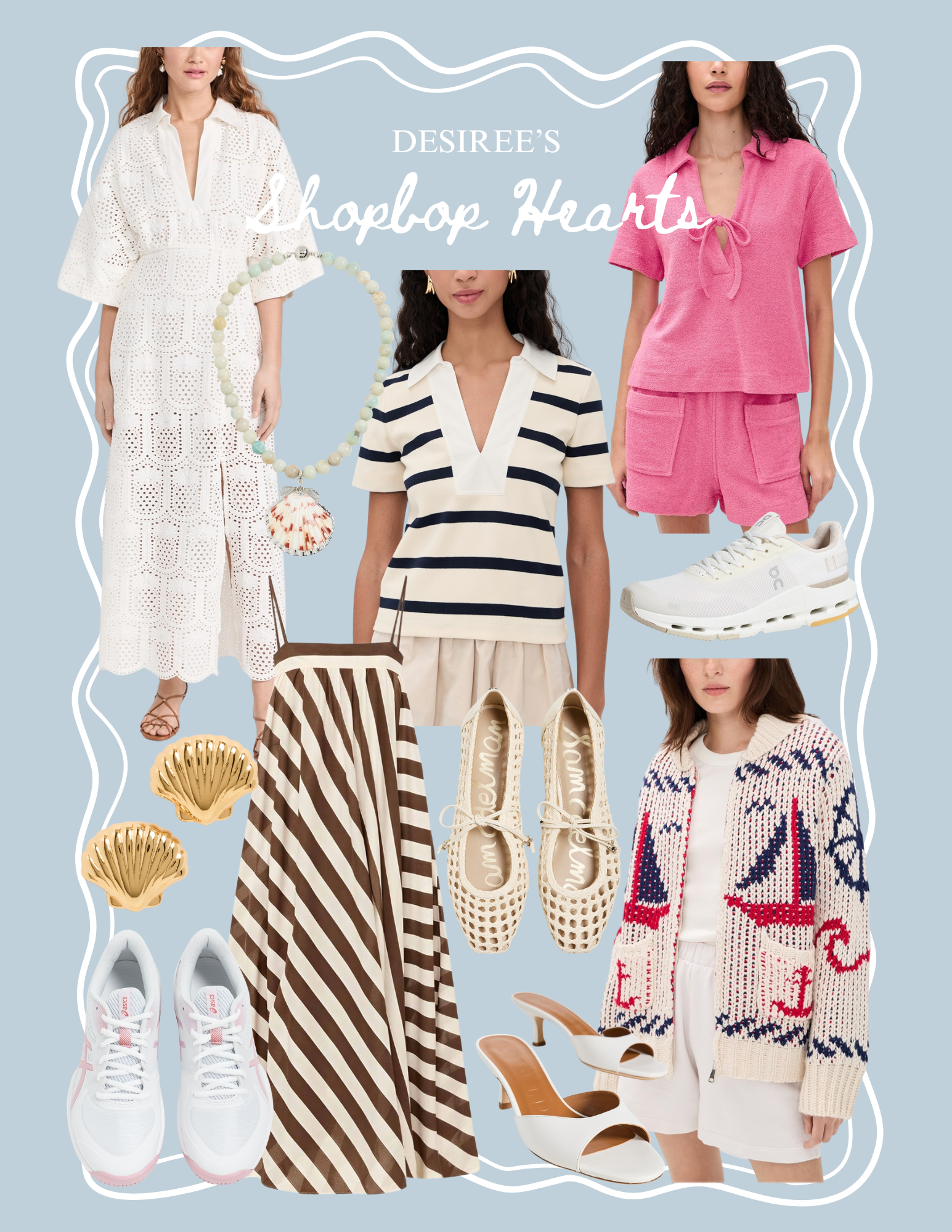 Desiree's New Shopbop Hearts featuring the newest arrivals for spring and all your warm weather getaways this season.
