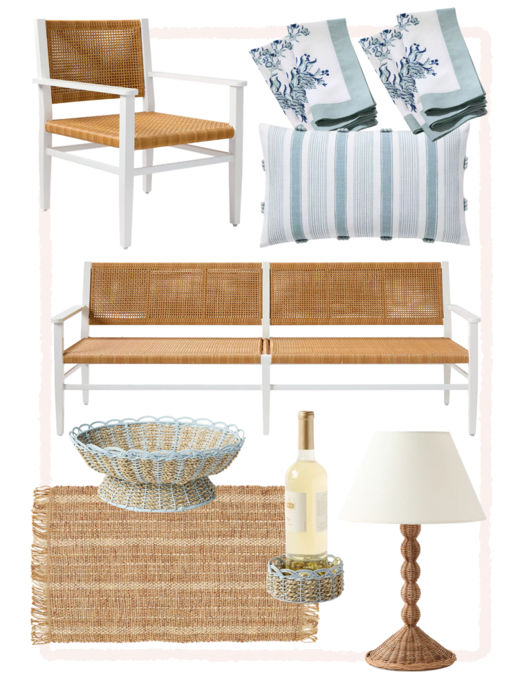 New coastal home decor I can’t stop thinking about, including what I plan on ordering for my pool and patio area.