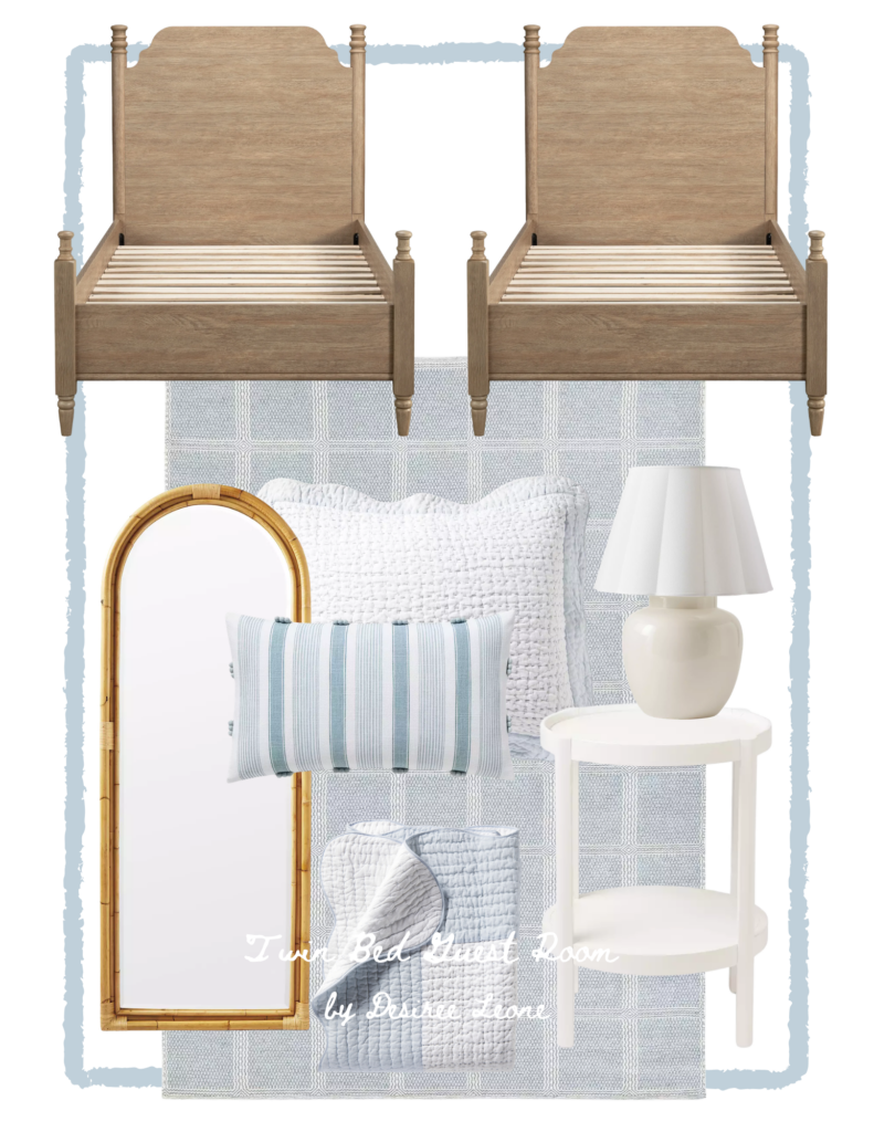 Designing My Dream Coastal Home: The Guest Bedroom. Enjoy this second edition of this design series sharing a dreamy room refresh.