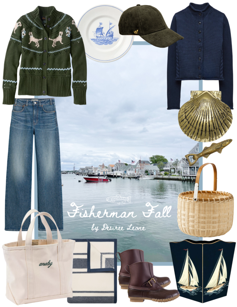 New England Fisherman Fall Edit No. 8, featuring the coziest nautical finds that just arrived for September.