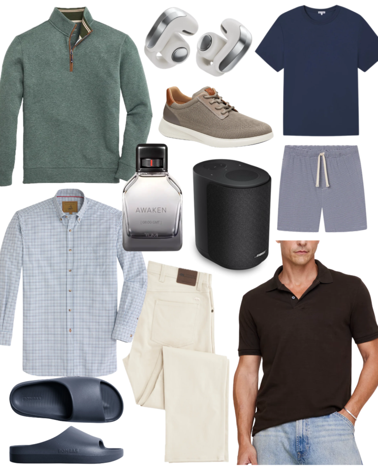 Shop the best Christmas gifts for him, including tried-and-true favorites, from Bose earbuds, luxury-touch polos, and stylish sneakers.